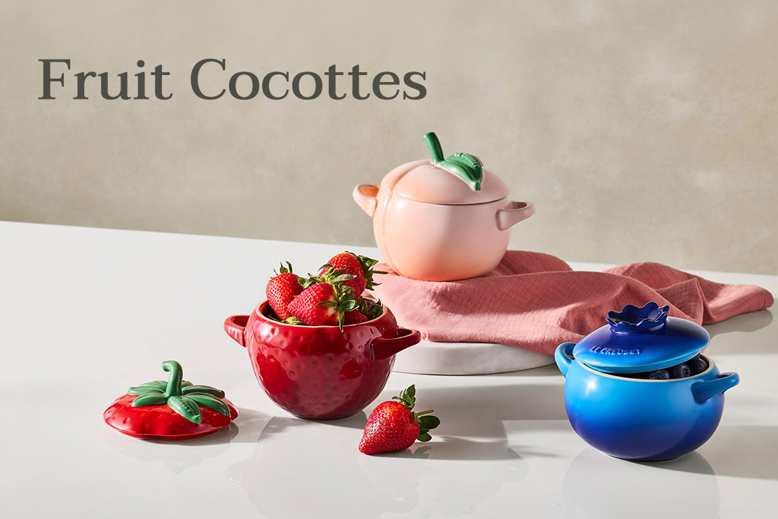 LE CREUSET ル・クルーゼ プチ ペアー ココット 洋梨 ミニココット 果実のみずみずしさを食卓へ。遊び心あふれる「フルーツ・ミニ
